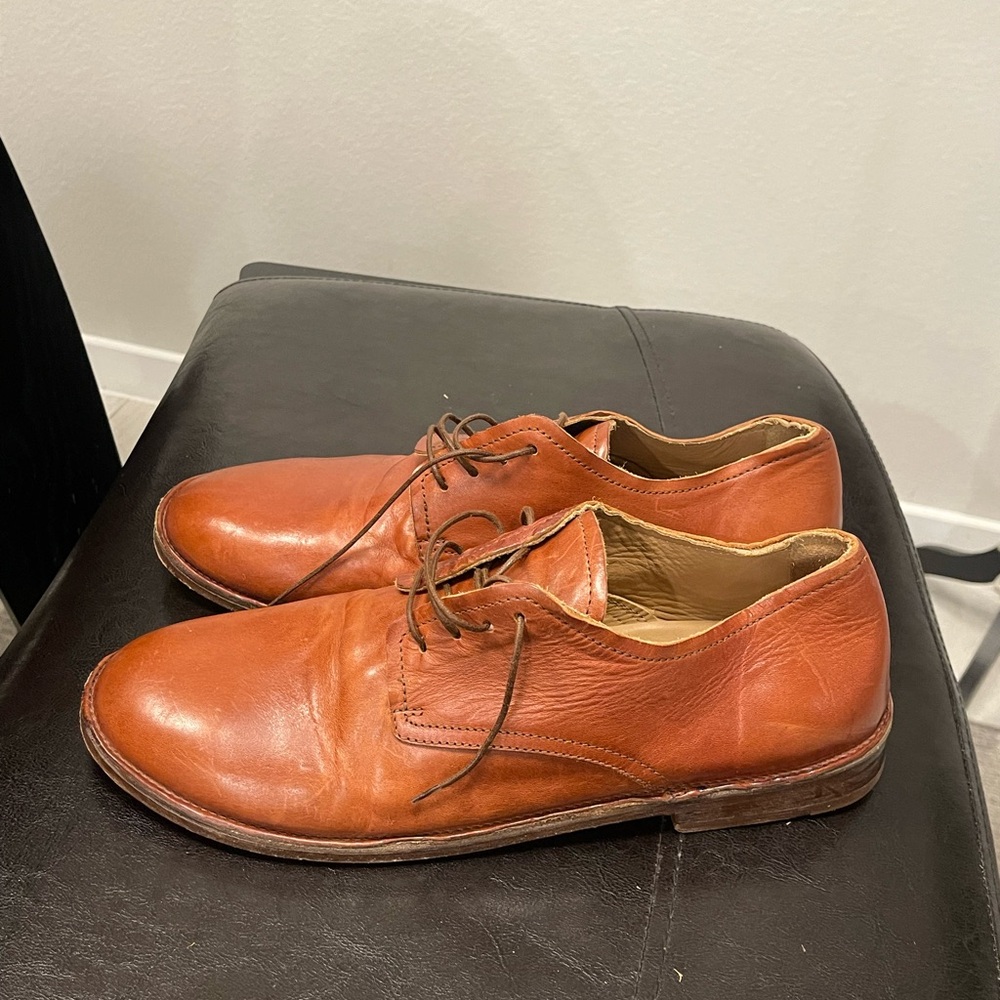 Moma made in Italy leather men dress shoes Sz 45